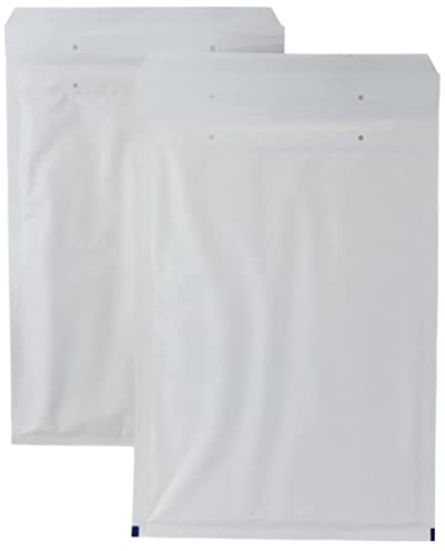 smiley pack 50 Luftpolstertaschen Luftpolsterumschläge Gr. G/7 Weiß (250x350 mm) DIN A4+ / C4 gepolsterte Briefumschläge Polsterversandtaschen Versandtaschen Luftpolsterversandtaschen gepolstert
