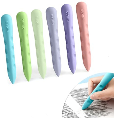 RZMZBY 6 pièces gommes,Gomme en forme de crayon,Effaceur de trous,pour les fournitures scolaires de bureau