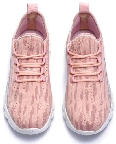 SPIEZ Arbeitsschuhe Damen Leichte, Atmungsaktive Sicherheitsschuhe mit Zehenkappe aus Kunststoff, Modische Schuhe für die Arbeit und den Alltag, 38 EU, Rosa