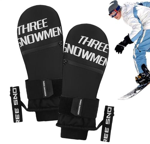 Snowboardhandschuhe Herren | Snowboardhandschuhe Warme Handschuhe - Schneehandschuhe Touchscreen Reithandschuhe Wasserdicht Skihandschuhe Herren Damen