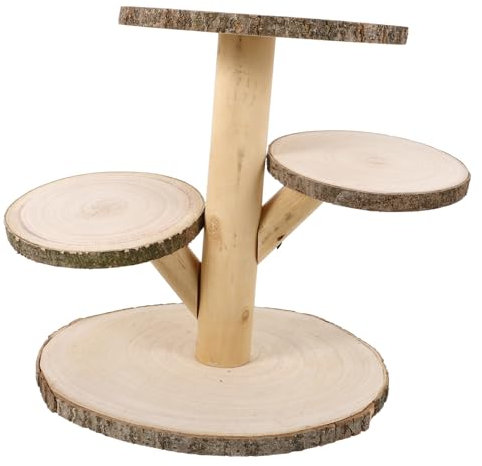 TOPBATHY Présentoir À Gâteaux en Bois Robuste Présentoir À Multicouches pour Mariage Anniversaire Événement