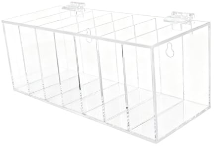 Alide Distributeur D'étiquettes En Acrylique Avec Jours De La Semaine, 7 Emplacements Pour Cuisine, Restaurant, Bureau (étiquettes Non Incluses)