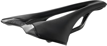 Selle Italia SLR Carbon - Sillín de Carretera de Carbono, Cubierta Handmade, Tecnología Superflow, Ultraligero y Cómodo - Talla L3, Negro