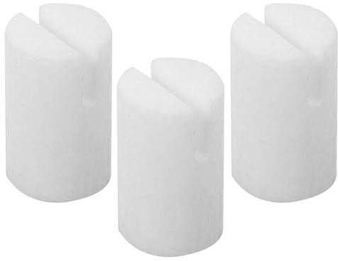 Mikikit Tuerca de Banjo de 5 Cuerdas de Hueso de Buey, Kit de Reemplazo de 3 Piezas para Accesorios de Banjo, Mejora la Resonancia y Durabilidad para Músicos Folclóricos y Aficionados