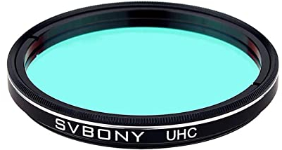 Svbony Okular Filter 2Zoll, UHC Filter, Lichtverschmutzung Teleskop Filter für Teleskop und Fotografie