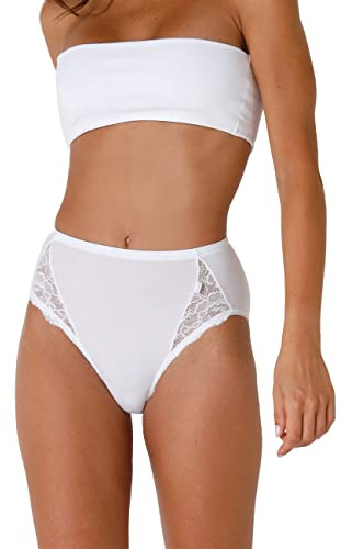 Lovable Slip Mini in Cotone Elasticizzato con Pizzo Lovely Charm Donna