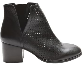 BATA Stivaletti in pelle traforata con tacco