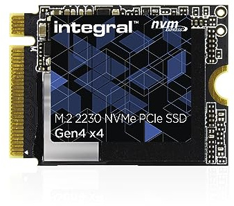 Integral 2TB M.2 NVMe 2230 PCIe Gen4 x4 SSD – READ speed up to 5000MB/s, WRITE speed up to 3200MB/s – Internal Solid State Drive. Valve Steam Deck, Microsoft Surface Pro, PC & laptop compatible
