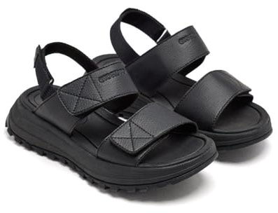 GIOSEPPO Lunenburg, Sandali Sportivi Donna, Nero, 36 EU