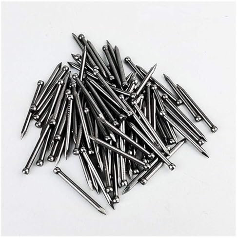 Chiodi di cemento, chiodi da parete chiodi a strap Chiodi in acciaio senza testa for battiscopa, chiodi a testa tonda for battiscopa in legno massello, chiodi for linea di fondo, lunghezza 35 mm(30mm
