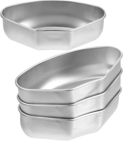 HOLIDYOYO Bandeja de Vapor en Forma de Abanico de Acero Inoxidable 4 Piezas para Olla Arrocera y Vaporera, Inserto Multiusos Resistente al Calor para Cocción de Alimentos al Vapor