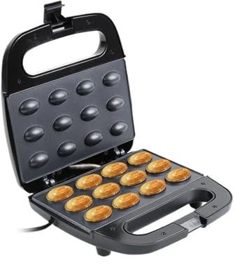 Mini Máquina Eléctrica For Hacer Pasteles De Nueces, Automática For Pan Y Waffles Con, Sandwichera, Tostadora, Bandeja For Hornear Desayunos, Horno For FáCil De Limpiar