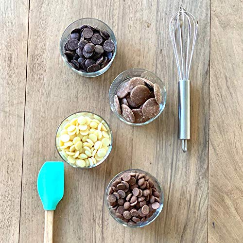 1kg Chocolat de couverture de qualité professionnelle chocolat noir 73% de cacao - petites pistoles - pour préparation maison, patisserie, pour vos fontaines chocolat