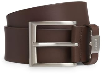 BOSS Herren Gürtel, -202 Dark Brown, 90