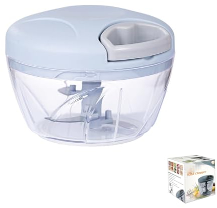 Tritatutto Manuale,Trita Verdure Manuale Mini Tritatutto a Pressione Palmare Aglio e Affettatrice di Erbe per Cipolle Aglio Peperoni Carote Frutta Verdura