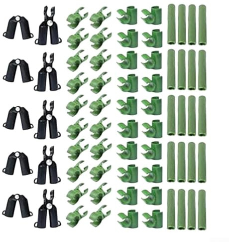 70 st justerbara växter plast trädgård spaljé anslutningar klämmor växthus, trädgård plastanslutningar 11 mm, växtanslutningsklämmor för trädgårdsskötsel