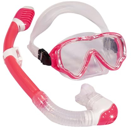 Buceo Snorkel Máscara Facial Gafas Equipo de Snorkel Cubierta para Niños y Niñas Máscara Submarina