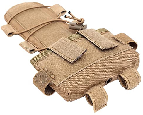 Peosaard Hjälm Batterifodral, Hjälm Batteri Påse Tillbehör Motvikt Fodral Balanserande Viktväska för Natt Airsoft Universal Kaki, Nattpåse