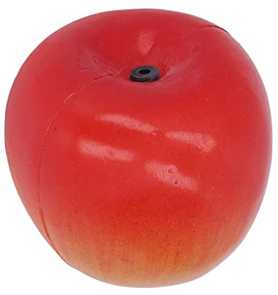 RiToEasysports Juguetes de Frutas, Coctelera de Frutas, Juguete de Percusión de Frutas Maraca, Instrumento Musical de Plástico con Esquinas Redondeadas para Niños (Patrón de manzana)