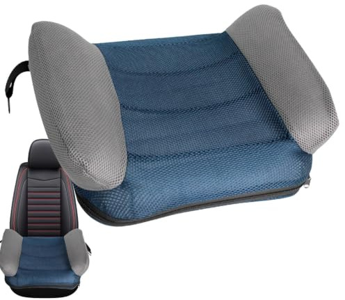 Generico Alzatina Auto Bimbi, 40x38x15cm Rialzo Auto per Bambini Gonfiabile, Seggiolino Cuscino Ergonomico Senza Schienale per Bambinis, Viaggi, Casa, Ristorante
