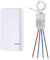 Thinkbee Wireless Switch for Light, 80~275V Remote Control, Quick Create or Relocate On/Off RF Switch for Lamp up to 1000W, No Wiring Easy-Installing Portable Waterproof Wide Range Up to 1300ft, A
