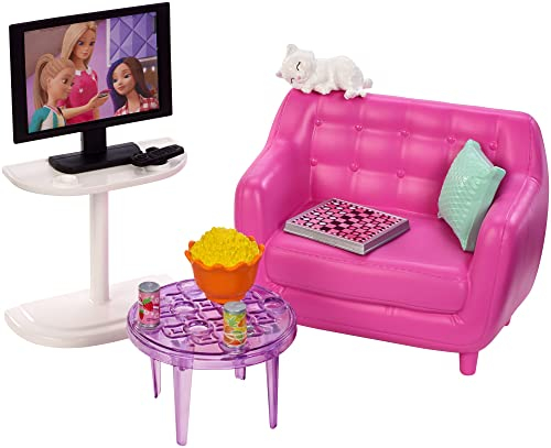 Barbie - Playset Soirée TV