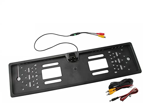 Queiting Nummernschild Rückfahrkamera 170° Nachtsicht Wasserdicht Einparkhilfe Generisch Kennzeichen Einparkhilfe Nachtsicht Geeignet für Wohnwagen Autos