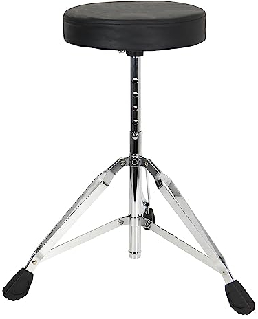 A-Star Drumhocker, Drumhocker mit gepolstertem Sitz – einstrebig, höhenverstellbar