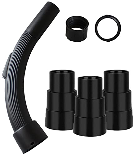 Guador 3 Stück Staubsauger Adapter mit Handgriff Griff Schlauchgriff Staubsauger Adapter Werkzeu universal Schlauchadapter Staubsauger Handgriff 35mmØ Alternativ Zubehör, Ersatzteil