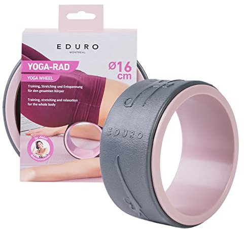 Eduro Yoga-Rad Yoga-Ring Wheel Rolle Roller Rücken-Training Gymnastik Fitness Pilates