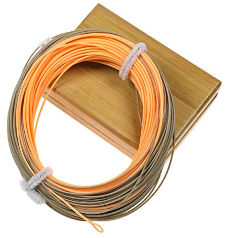 Zwei Drähte (5/6 & 7/9 Fliegenschnur, Einhand-Spey-Line, schwimmend, ultra-niedrig, dehnbar, geschweißte Schlaufen, Schnur-ID 27,4 m)