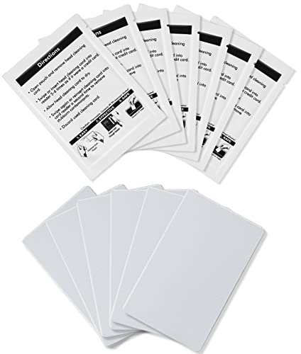 CR80 Reinigungskarten, doppelseitiger Kartenleser-Reiniger, POS Swipe Terminal Reinigungskarten CK-CR80 Kartenchip Reiniger (30 Stück)
