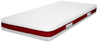 FRANCO Wellness Comfort Kaltschaummatratze 120x200cm, wendbar H3/H4, 7 Zonen, 19 cm Höhe, antibakterieller Bezug, Öko-Tex Zertifiziert