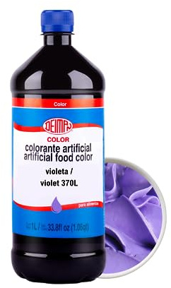 Deiman Artificial Food Color Violet 370 L (33.8 fl oz)