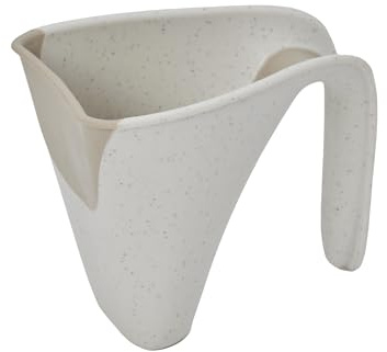 Shnuggle Vaso de enjuague de baño ecológico | 98% plástico reciclado | Baño para bebés y recién nacidos | Jarra enjuagadora de champú sin lágrimas y taza de lavado para el cabello | Champú para bebés