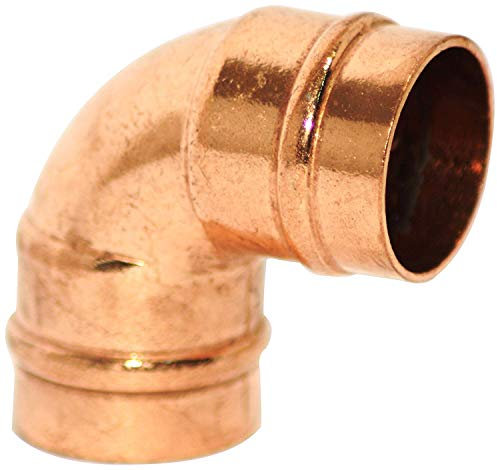 Solder Ring 22mm 90 Degree Equal Elbows - Packs of 3