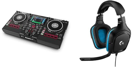 Numark Mixstream Pro+ Standalone DJ Controller & Logitech G432 kabelgebundenes Gaming-Headset