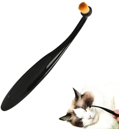 Peigne pour les yeux de chien - Brosses pour les larmes de chien, Peigne pour taches de larmes | Détachant efficace pour les larmes, Chien avec poignée ergonomique, Peigne pour toilettage confortable