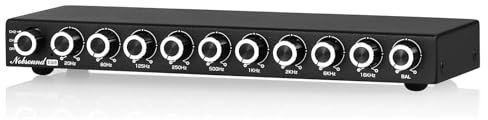 Nobsound HiFi 9-Band Stereo EQ Vorverstärker Analoger Equalizer Audioprozessor für Zuhause/Auto (EQ9)
