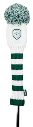 Callaway Golf Pom Pom Headcovers 2025, Hybrid, White/Green