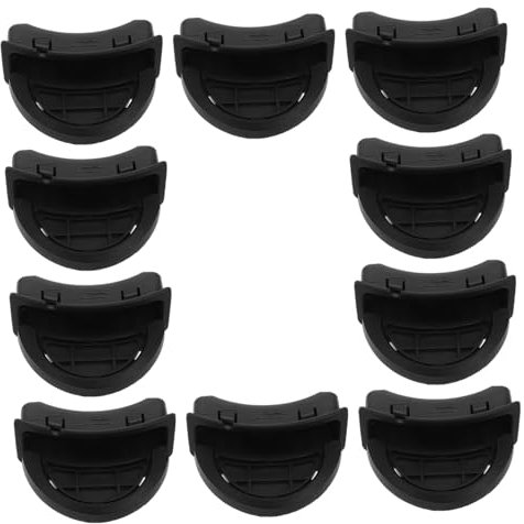 Cabilock Ergonomic Curved Pedal for Trash Can 10pcs Plastic Replacement Parts for Bathroom Kitchen Bedroom