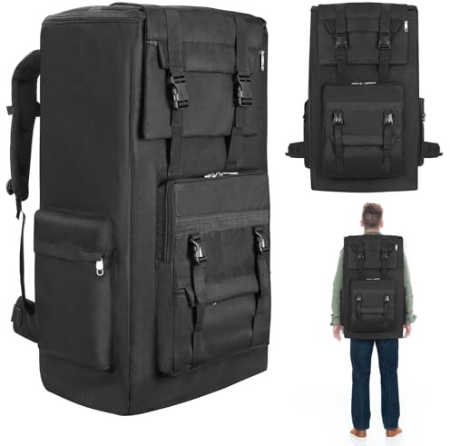 120L Zaino da Viaggion Zaini da Escursionismo Zainetto Leggero Molle Zaino da Trekking Viaggio di Campeggio Montagna con Parapioggia per Alpinismo Impermeabile Daypack da Arrampicata Uomo Donna