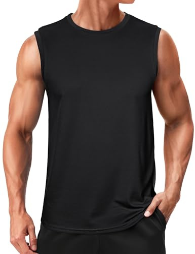 Wayleb Débardeur Homme Sport pour Gym Running et Fitness