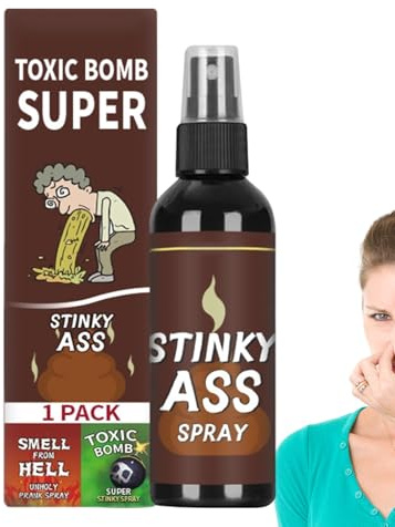 Ultra Kraftfull Illaluktande Spray - Extra Stark Säker Rolig Present Skämt Nyheter - För Barn Och Vuxna Falsk Bajs Illaluktande Spray - För Barn Tonåringar Vänner Pojkar Flickor Familj