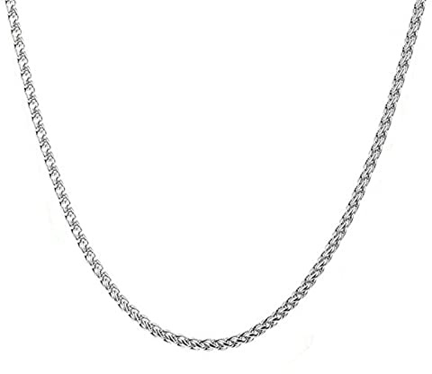 LMMSHX 18-30 tums kedjelänk 3MM, rostfritt stål guld/silver/svart kedja för män pojkar