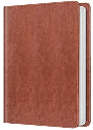 Fintie Photo Album for 4x6 Photos - 112 Pockets Vegan Leather Cover Memory Albums Book for Birthday Family Anniversary Vacation Pictures (Vintage Brown)
