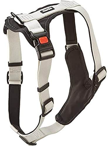 Karlie Art Sportiv Premium Y-Geschirr, Hundegeschirre, Nylon, Grau, 73-94x3 cm