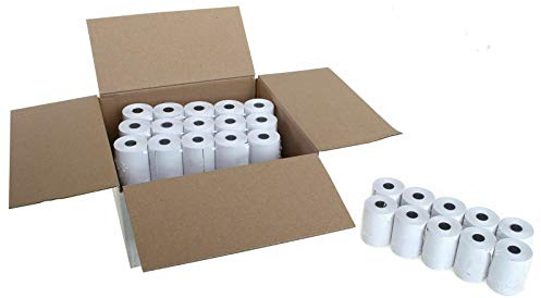 57x40mm Thermal Paper Till Rolls, Credit Card Machine PDQ Receipt Paper Cash Register 57x38mm Fit 1 Box 20 Rolls