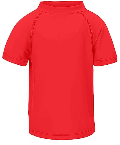LACOFIA Camiseta de baño de Manga Corta para niños Traje de baño niño con protección Solar Secado rapido