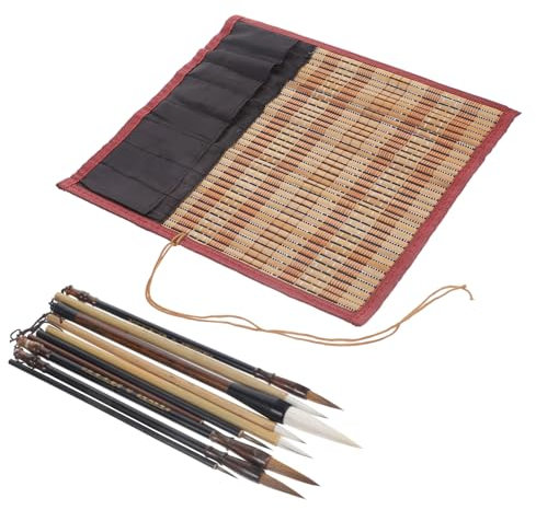 STOBOK Kalligraphie Set Mit Chinesischen Kalligrafiepinseln Für Anfänger Und Künstler Traditionelle Chinesische Kalligrafiepinsel Für Malerei